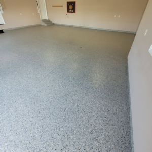 Garage with Moon Rock Flooring