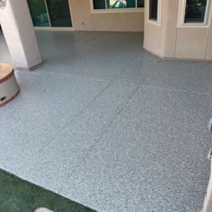 Patio with Milky Way Flooring