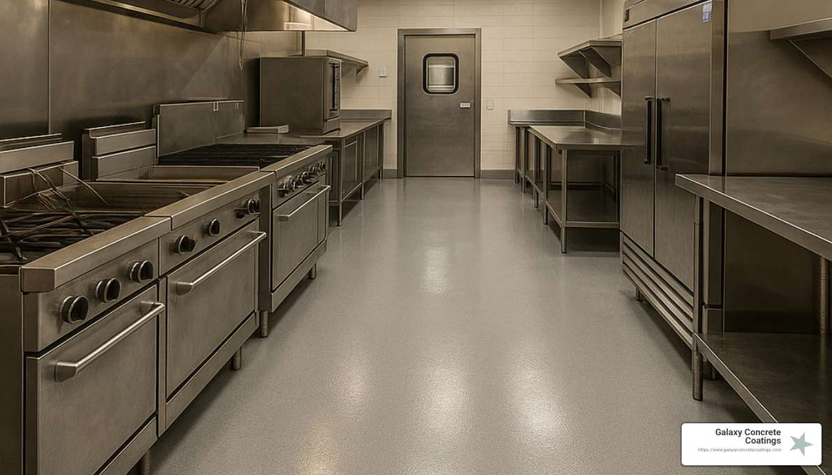 commercial kitchen epoxy flooring