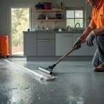 residential floor applications for galaxys polyaspartic flooring image