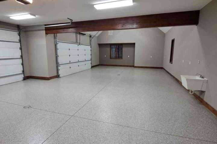 beautiful garage floor image