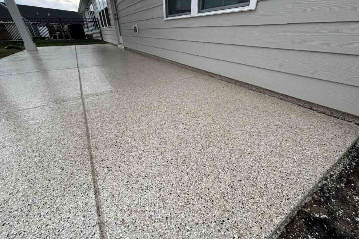 best concrete patio flooring options image