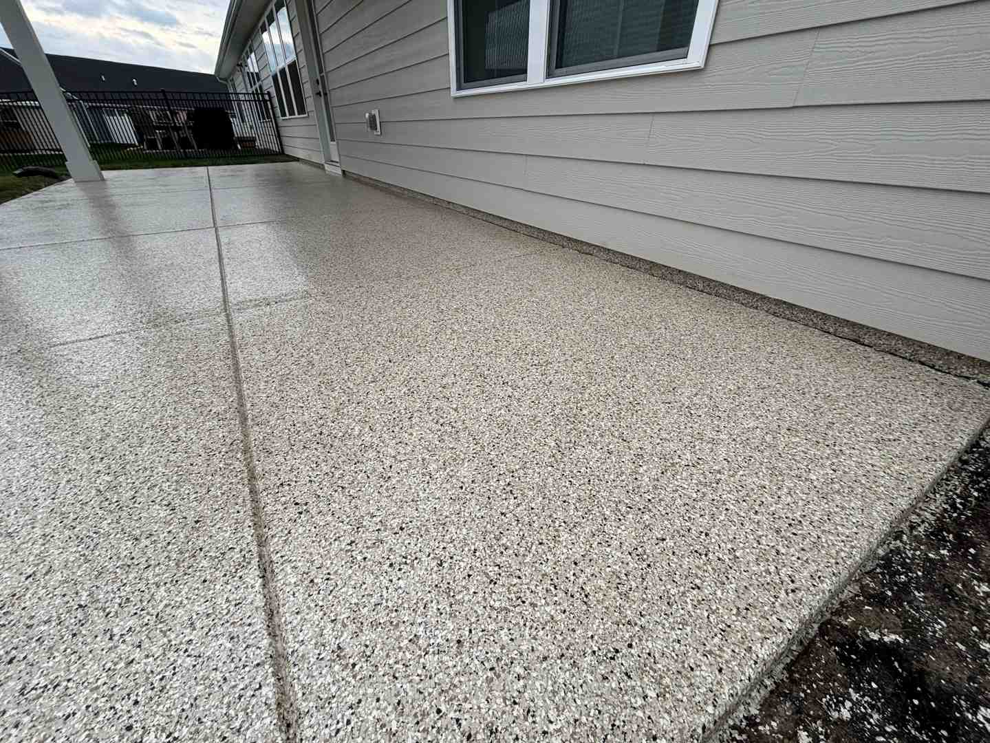 best concrete patio flooring options image