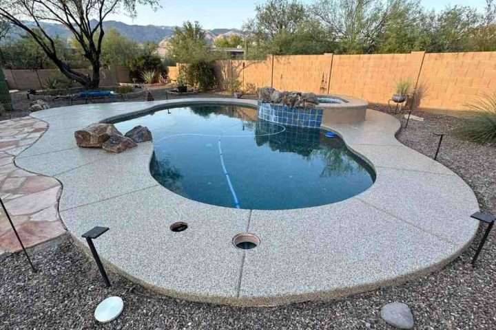 cracked pool deck image