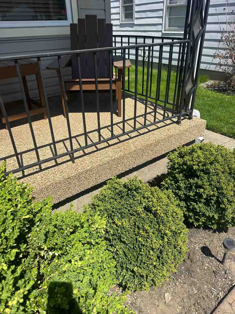 remove concrete skim coat on porch image